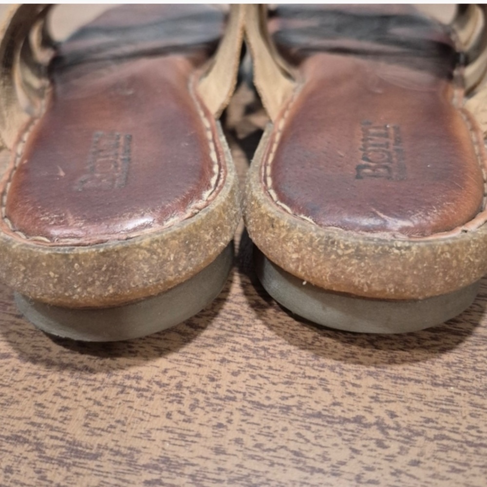 Born Leather Slide Sandals - Picture 3 of 7